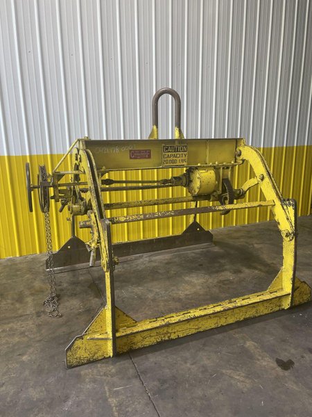 20,000 LB X 84" X 32" TO 62" WIDE CF CULLEN FRIESTEDT ADJUSTABLE PARALLELOGRAM SHEET LIFTER: STOCK #20437
