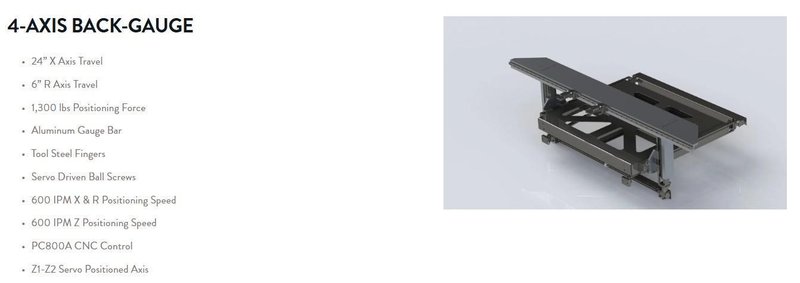 BACKGAUGES FOR PRESS BRAKES: YOBRO #25048