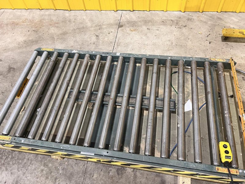 4,000 LB X 72" X 36" SOUTHWORTH MODEL #LS4-36 HYDRALUIC LIFT TABLE WITH ROLLER TOP: STOCK #20901