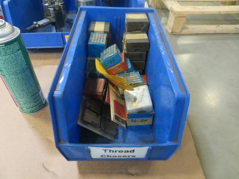 Die Heads (4), Various Sizes w Large Assortment of Thread Chasers- Auction Item