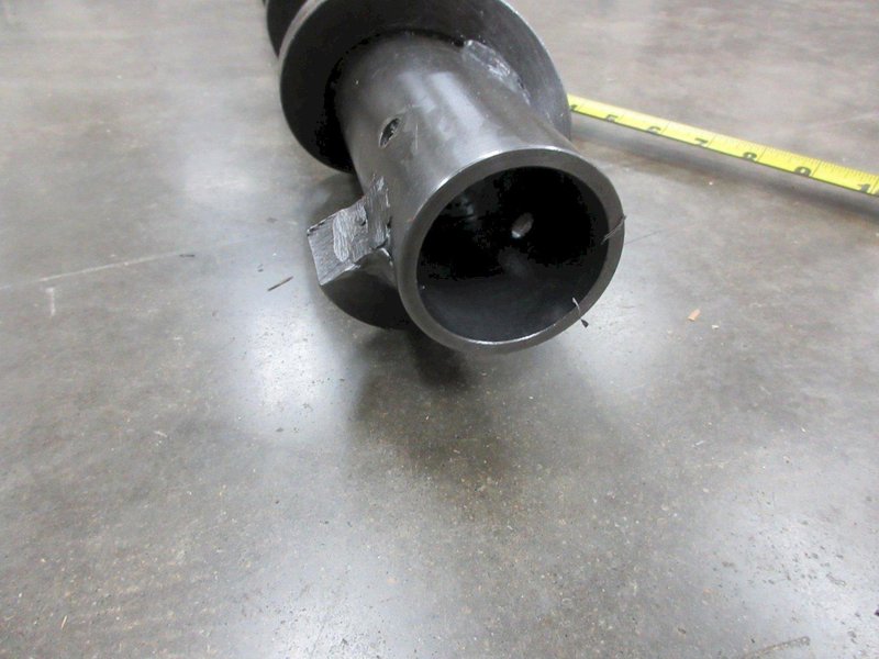 Used Haas 84" x 3.75" Chip Auger Screw, 1.875" Female Connection