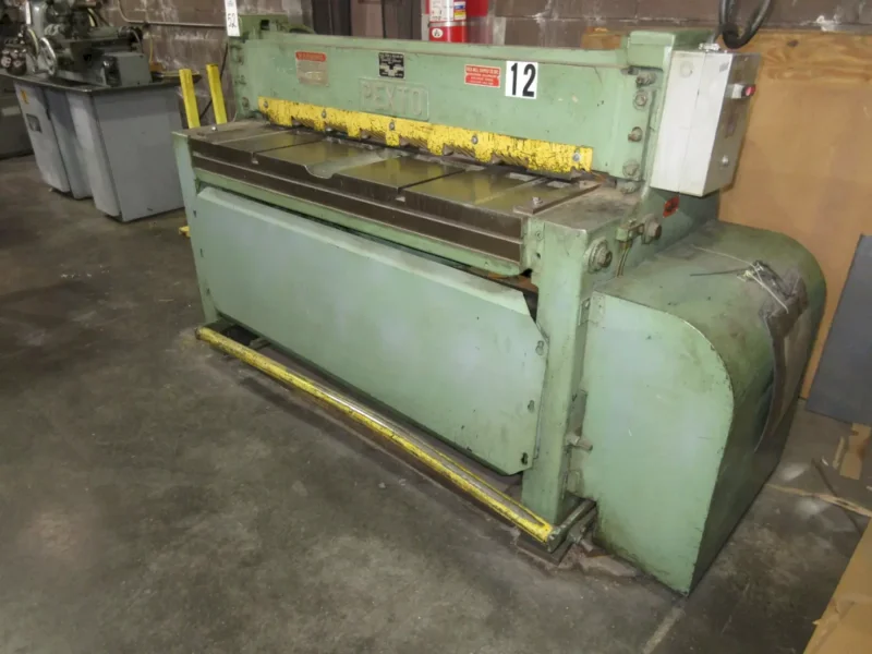 4' X  12 GAUGE PEXTO MECHANICAL POWER SHEAR : YOBRO 25664
