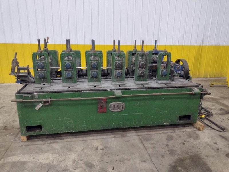 4 STAND x 2&quot; ARBOR X 13&quot; ROLLSPACE YODER MODEL #M2 ROLLFORMER: STOCK #23569