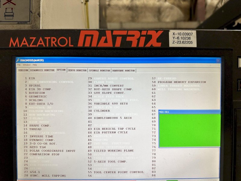 Mazak Variaxis 500-5X II Used CNC Vertical Machining Center For Sale - 2007