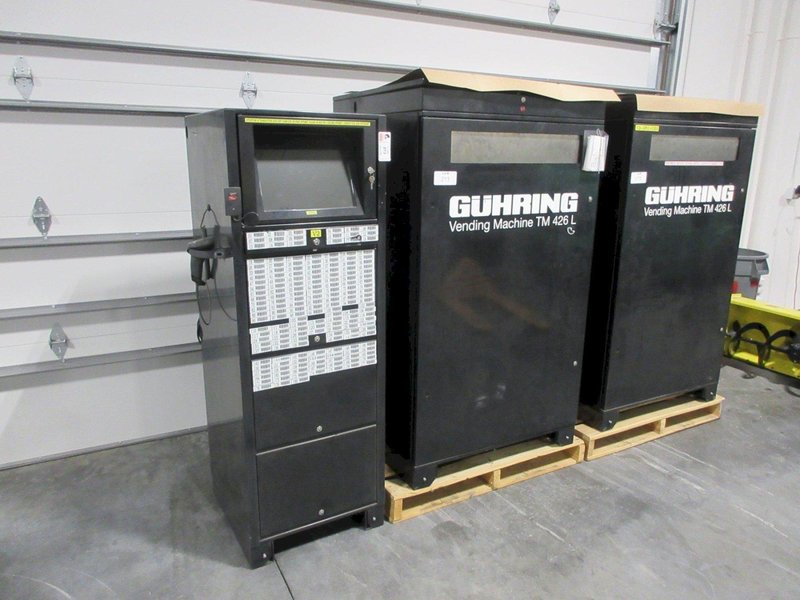 Guhring TM426L Tool Dispensing System - Inventory Management - (2) Vending Machines w/ Main Control Unit (Model TM426)- Auction Item