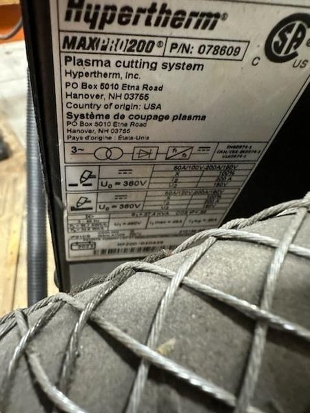 5′ x 10′ Dynatorch XL2 CNC Plasma, 2019 – Hypertherm Powermax 85, 200 Amps