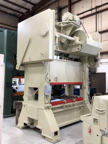 200 Ton Blow SC2-200-84-40 Straight Side Mechanical Metal Stamping Press For Sale, New 1992
