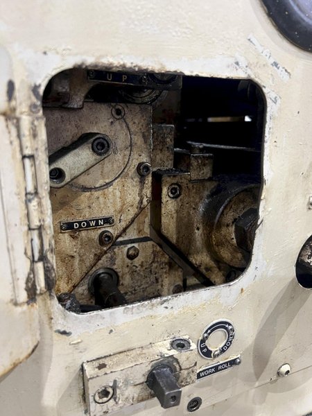 15&quot; X .125&quot; AIDA MODEL #LFS-40R STRAIGHTENER &amp; SERVO COIL STRIP FEEDER: STOCK #20562