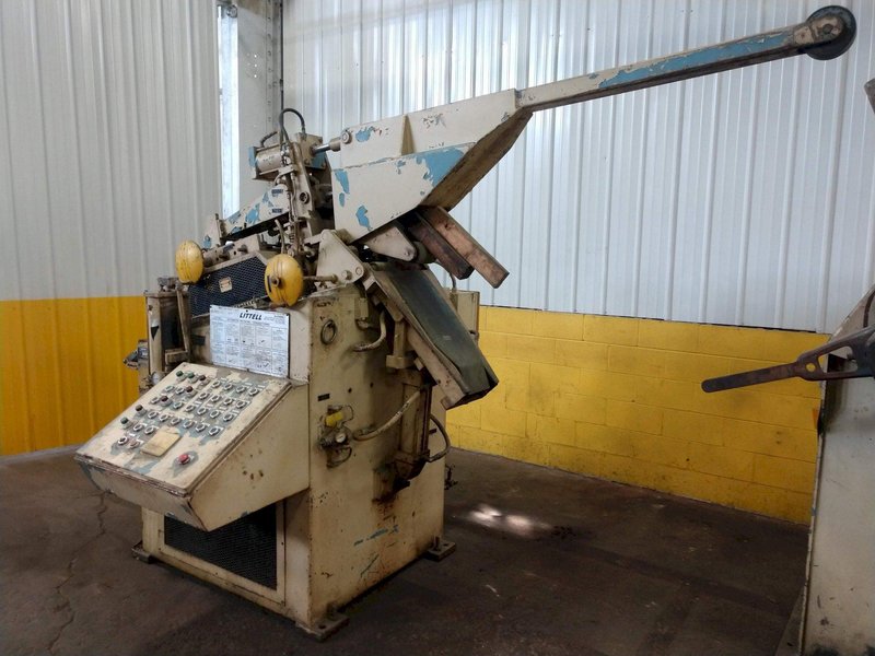 10,000 LB 5 TON X 12&quot; X .156&quot; LITTELL COIL FEED LINE WITH COIL REEL &amp; STRAIGHTENER: STOCK 14941