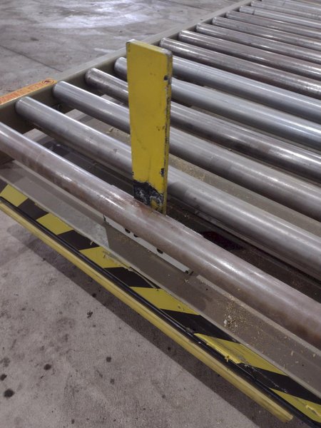 4,000 LB X 72" X 36" SOUTHWORTH MODEL #LS4-36 HYDRALUIC LIFT TABLE WITH ROLLER TOP: STOCK #20898