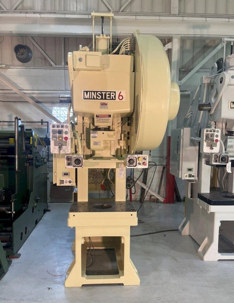 60 ton Minster #6SS OBS Flywheel Press, New 1995