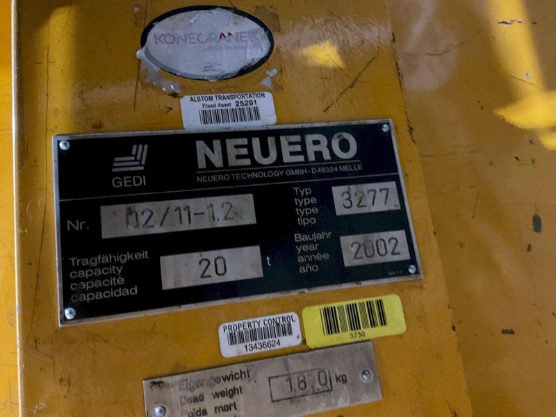 (8) 20 TON NEUERO GEDI 3277 MOBILE VEHICLE LIFTS: YOBRO #23870