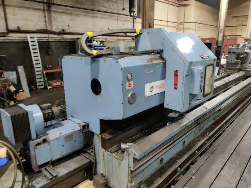 45″ x 275″ Tacchi HD3 CNC Lathe – 36″ Chuck, 1992 – Steady Rests, Video Available