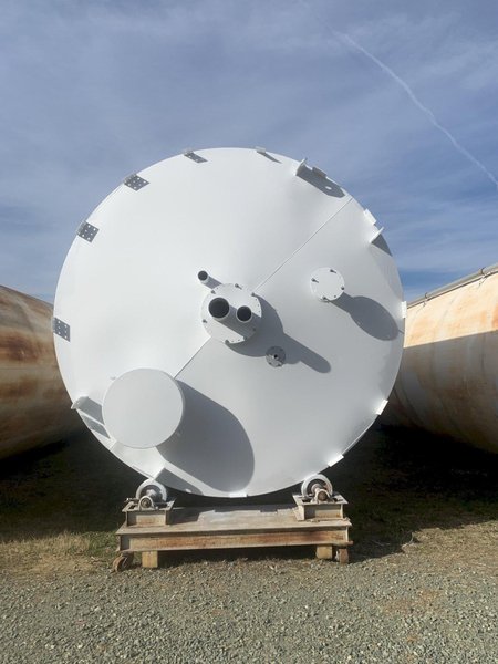 Used Silo, 12' x 48', Welded Steel, Qty. (2) Available, 4390 Cu Ft ea