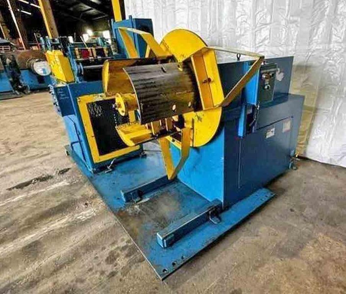 4,000# x 12" CHS Uncoiler w/Littell Straightener