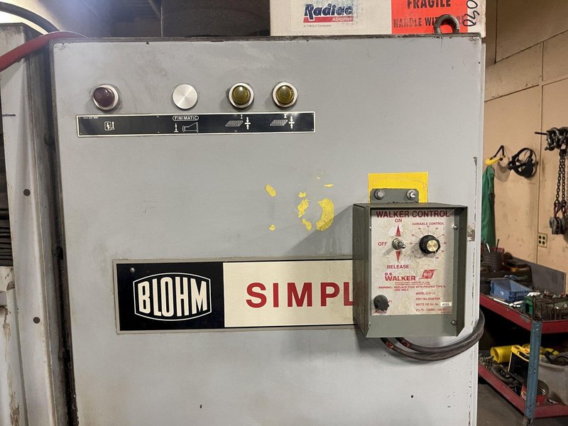 16-1/2&quot; X 36-1/2&quot; BLOHM HORIZONTAL SURFACE GRINDER: STOCK 77105