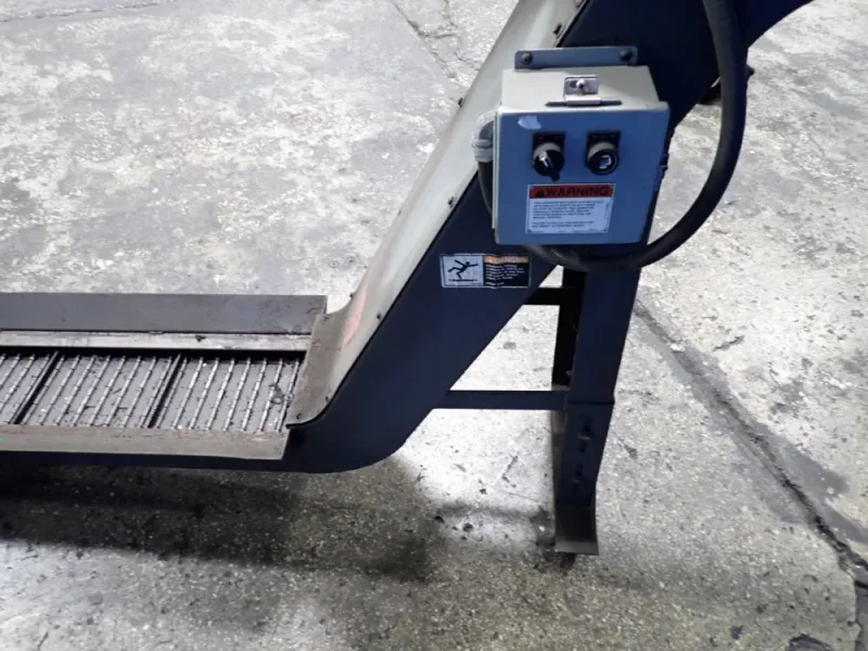 JORGENSEN CONVEYORS INC. 125" X 9" CHIP CONVEYOR