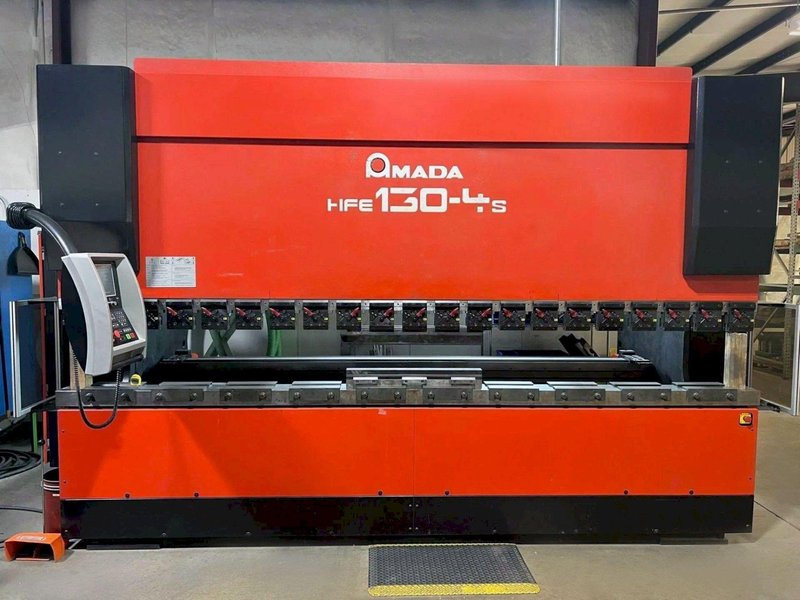 144T X 14′ Amada HFE130-4S Hydraulic Press Brake, 2001