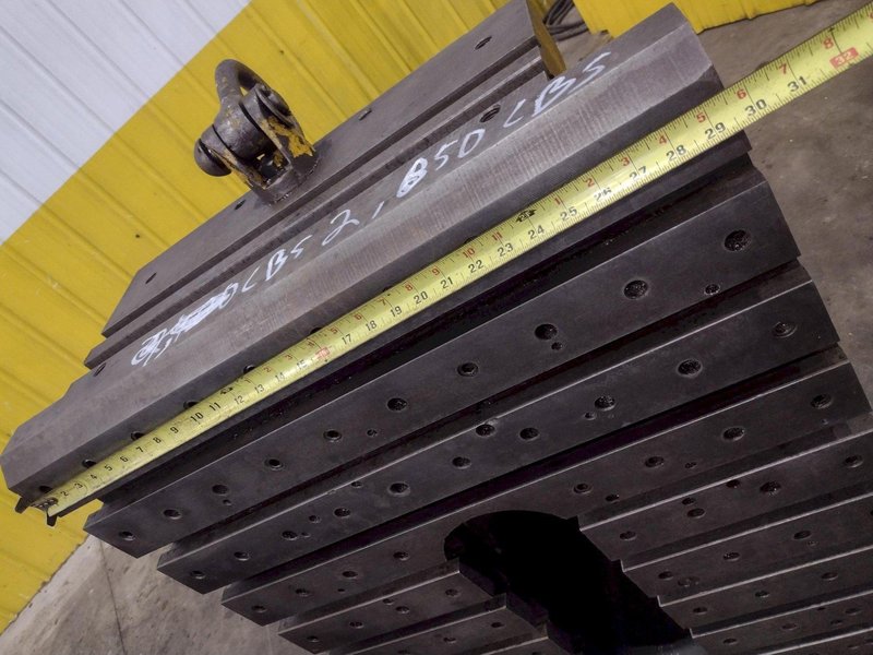 (2) 48" H X 29.5" W X 29" DEEP STEEL ANGLE PLATES: YOBRO #25794