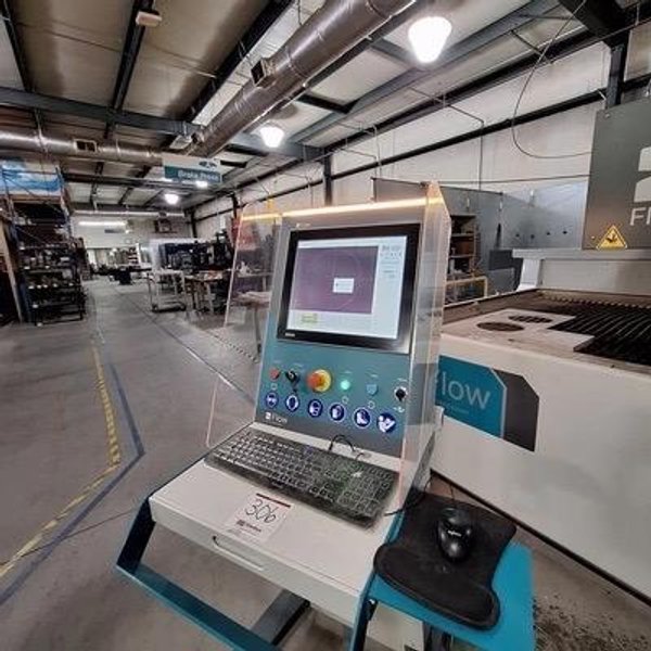 9′ x 16′ Flow 3020 waterjet, 2021- 5 Axis, 60000 PSI