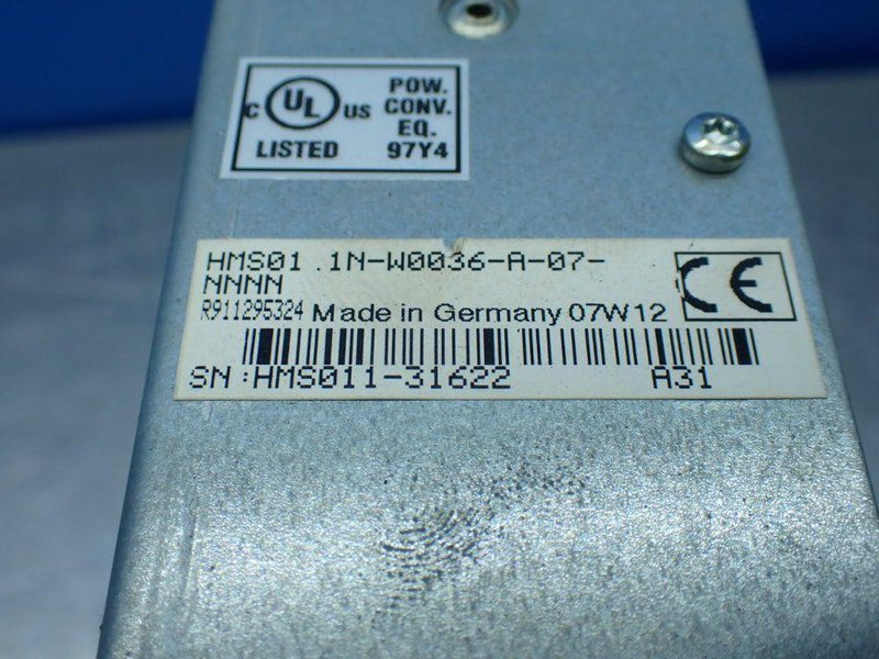 REXROTH INDRADRIVE M SERVO DRIVE. HMS01.1N-W0036  -  R911295331