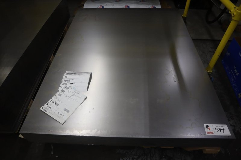 Steel Sheet Material, (1) Stacks of CRS .047" x 48" x 36", (3.75" of Material)- Auction Item