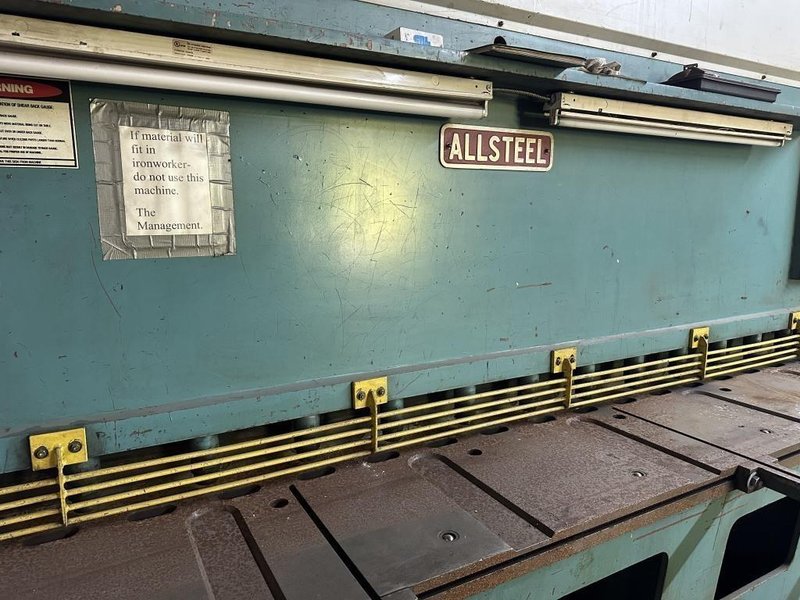 12&#039; X 3/8&quot; ALLSTEEL MODEL #3/8-12 HYDRAULIC SHEAR: YOBRO #24250