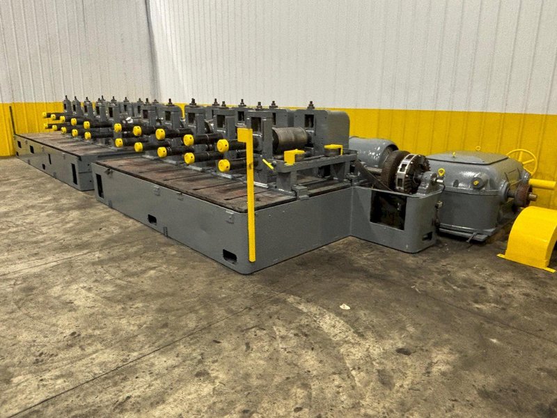 10 STAND X 3&quot; X 42&quot; ROLL-SPACE YODER MODEL #M3 HEAVY DUTY ROLLFORMER, 12 STAND BASE: STOCK #23330