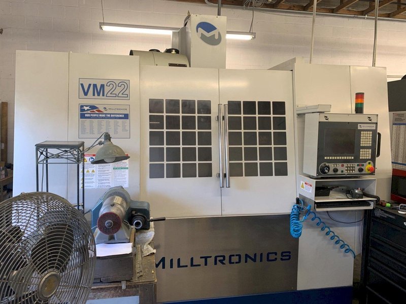2011 Milltronics VM22 with Sidemount Tool Changer and 15,000 RPM Spindle