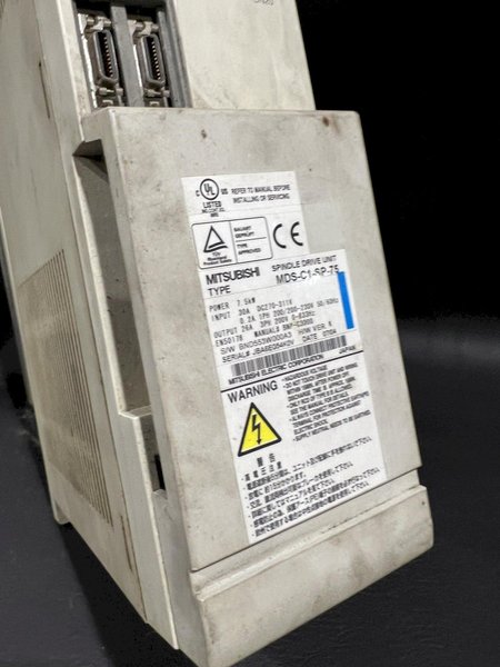 Mitsubishi CNC Spindle Drive Unit 220V MDS-C1-SP-75 MDSC1SP75