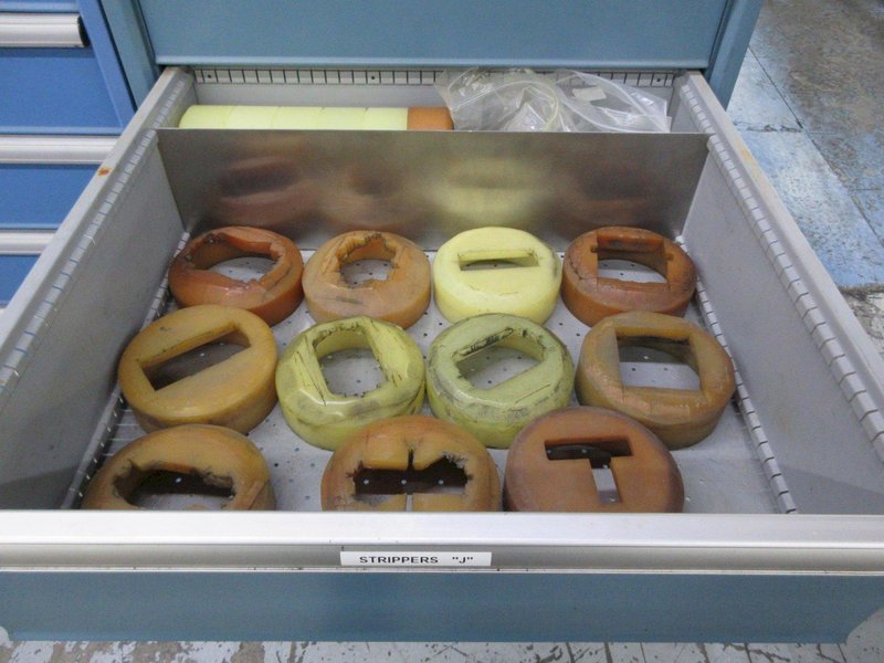 Lista Cabinet with 8 Drawers and Contents Wiedemann C3000 Turret Punch Strippers and Die Holders- Auction Item