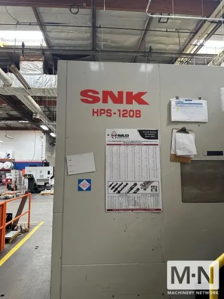 SNK HPS-120-B/5 CNC 5-Axis Horizontal Machining Center, 2008