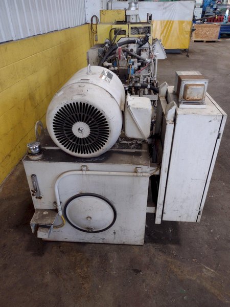 25,000 LB. MITCHELL (4) DIE IN LINE TUBULAR CONVEYOR ROLL SHAFT END FORMING MACHINE: STOCK #15298