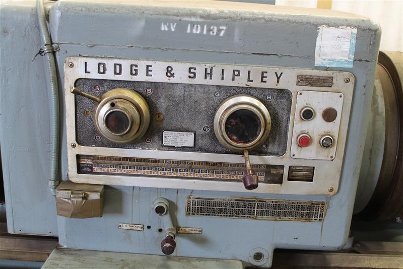 28" X 96" &amp; 240" LODGE &amp; SHIPLEY HOLLOW SPINDLE ENGINE LATHE: #61474