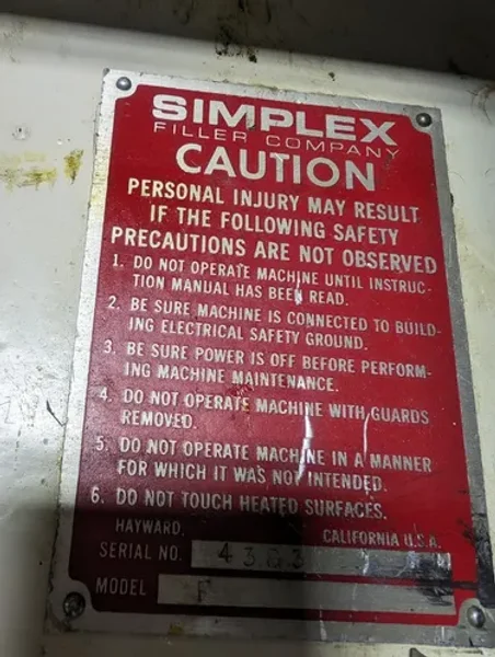 SIMPLEX FILLING LINE