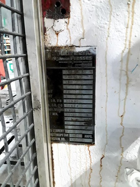 150 Ton Johnson OBI Press