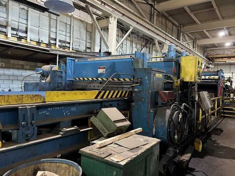 72" x 0.200" x 50,000# Voss Cut To Length Line STOCK# 3468