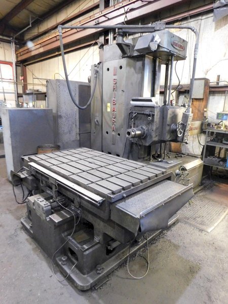 3.5&quot; SHIBAURA/TOSHIBA #BFT-9 TABLE TYPE HORIZONTAL BORING MILL: STOCK #11278