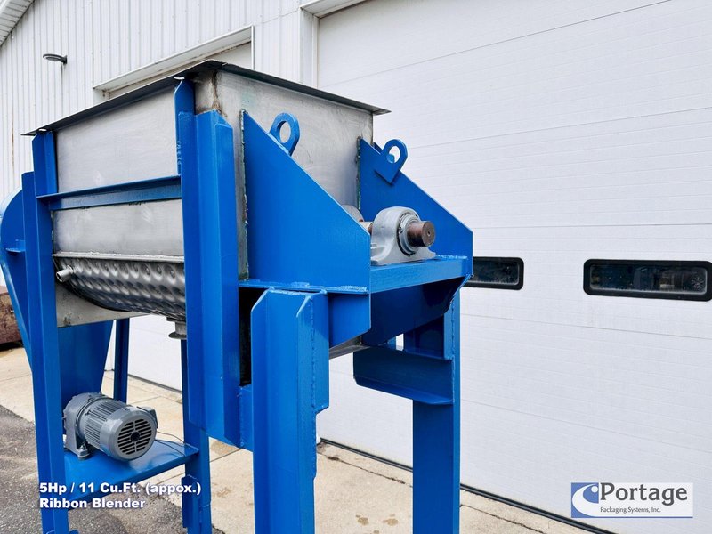 Aaron Equipment Jacketed 11-Cu.Ft. Ribbon Blender