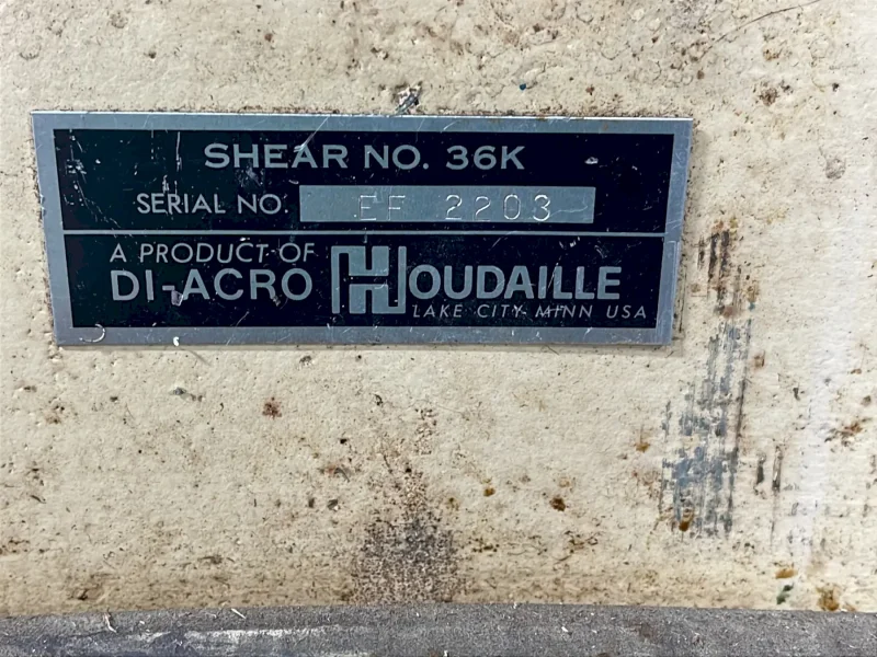 DI-ACRO / HOUDAILLE 40” X 14” SHEAR  -  36K