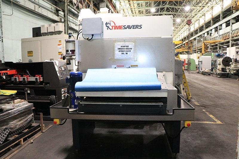37&quot; TIMESAVERS, LYNX SERIES, WET TWO HEAD BELT GRINDER, DEBURRING &amp; FINISHING, MODEL: LYNX 37MWT-DB-60