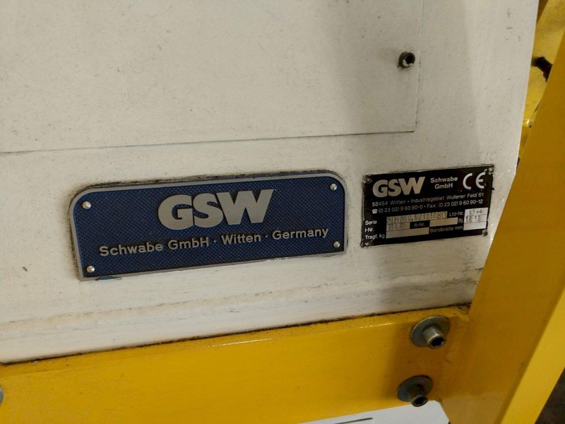 1100 LB X 16&quot; GSW MODEL #MHM0.5/1250SO SERVO MOTORIZED COIL REEL UNCOILER, NEW 1999: STOCK 12985