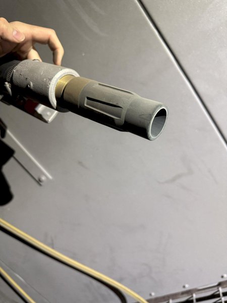 7' X 14' X 8' CLEMCO BLAST ROOM. STOCK #0431826