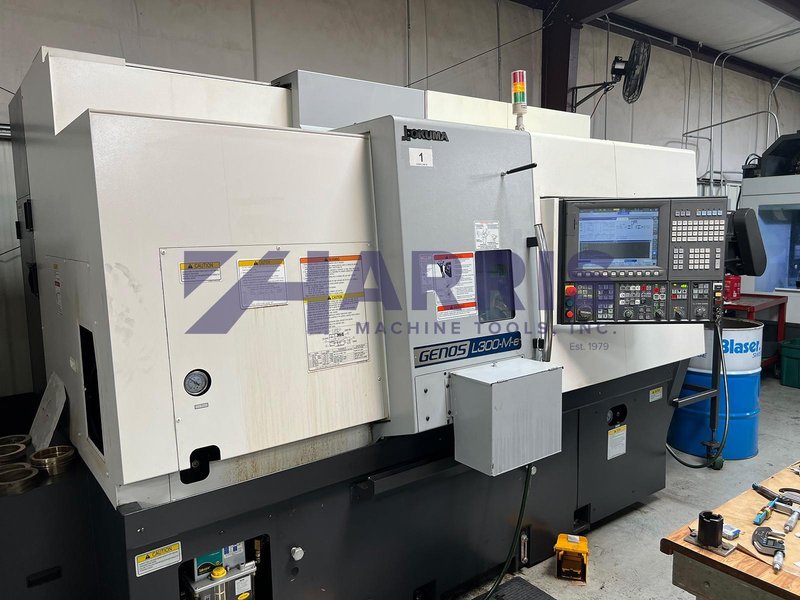 USED, OKUMA GENOS L300MYW CNC LATHE