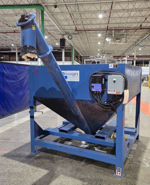 ENSIGN 73X118X90 POWERED HOPPER 208V 3 HP USED