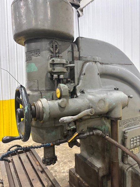 #3 KEARNEY &amp; TRECKER MILWAUKEE MODEL #3 VERTICAL MILLING MACHINE 64" x 13" x 10 HP: YOBRO #24458