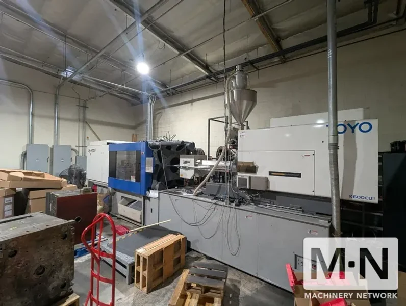 500 TON 68 OZ TOYO MODEL Si-500V ELECTRIC INJECTION MOLDING MACHINE MFG 2012