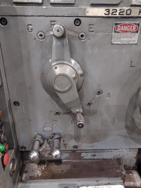 32" X 96" LEBLOND MODEL #3220NF HEAVY PATTERN ENGINE LATHE 2.75"
 HOLE : YOBRO #25769