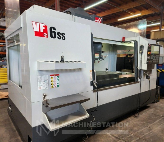 Haas VF-6SS CNC Vertical Machining Center – 2017 12,000 RPM, WIPS, HSM Mill