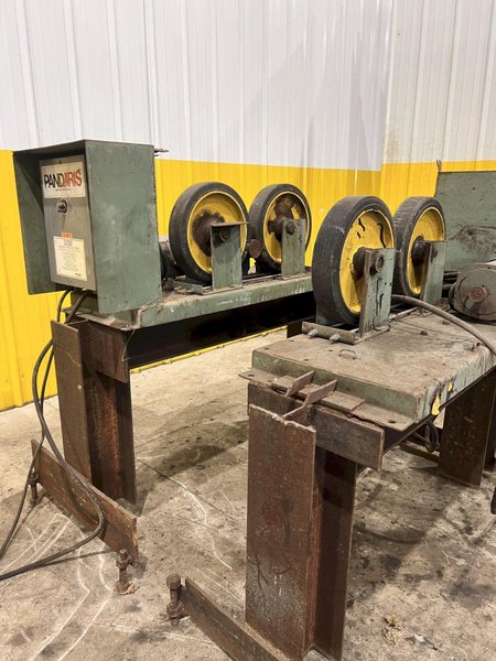 4,000 LB PANDJIRIS PIPER PIPE TANK TURNING ROLLS, DRIVE &amp; IDLER: STOCK #23481